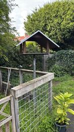 Zelfgemaakt groot vogelhuis op paal, Ophalen, Gebruikt