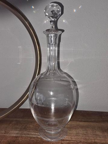 Twee Kristallen Karaffen - Vintage beschikbaar voor biedingen