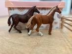 Schleich paarden ruiters hekjes, Verzamelen, Dierenverzamelingen, Ophalen of Verzenden, Gebruikt, Paard, Beeldje of Figuurtje