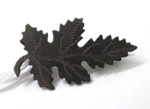 Antieke blad broche (7924-5007), Sieraden, Tassen en Uiterlijk, Antieke sieraden, Broche, Overige materialen, Ophalen