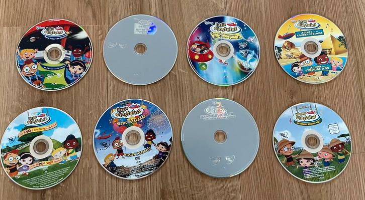 8x DVD Kleine Einsteins - Zonder Hoesje, Cd's en Dvd's, Dvd's | Kinderen en Jeugd, Gebruikt, Tv fictie, Educatief, Boxset, Alle leeftijden
