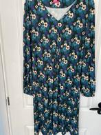 Retro bloemen tante betsy jurk maat XL, Tante Betsy, Blauw, Maat 46/48 (XL) of groter, Nieuw