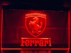 Led Lichtbord FERRARI 3d neon look, Ophalen of Verzenden, Nieuw, Lichtbak of (neon) lamp