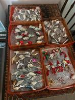 Oude Kerstballen Vogeltjes Kerstmannen, Diversen, Kerst, Ophalen, Gebruikt