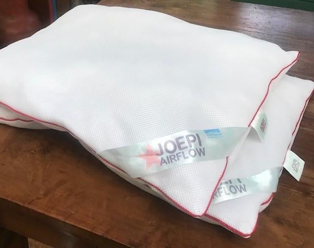 2 Polydaun Joepi Airflow kinderkussens, Jongetje of Meisje, Wit, Ophalen of Verzenden, Zo goed als nieuw