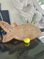 Riviera Maison rieten dienblad 50cm, Ophalen, Zo goed als nieuw, Overige vormen, Overige materialen