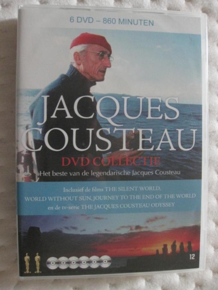 JACQUES COUSTEAU - DE 6 DVD COLLECTIE - 3 films en de serie, Cd's en Dvd's, Dvd's | Documentaire en Educatief, Zo goed als nieuw
