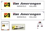 Vrachtauto decal 1:50 van Amerongen Barneveld, Verzenden, Nieuw, Bus of Vrachtwagen, Overige merken