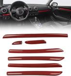 Audi A3/S3/RS3 8V rood carbon trim dash/deuren, Auto diversen, Tuning en Styling, Ophalen of Verzenden