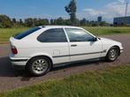 BMW 3-Serie 1.6 I 316 Compact 1996 Wit, Auto's, 1596 cc, 4 cilinders, Handgeschakeld, Grijs