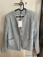 NIEUW Lichtblauw, jasje/ blazer merk Vera Jo Amsterdam, Kleding | Dames, Maat 38/40 (M), Blauw, Nieuw, Ophalen of Verzenden