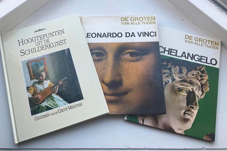 Hoogtepunten uit de Schilderkunst + Da Vinci + Michelangelo, Boeken, Kunst en Cultuur | Beeldend, Zo goed als nieuw, Ophalen of Verzenden