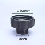 IBC Adapter S100x8 naar S60x6, 150 liter of meer, Ophalen of Verzenden, Nieuw, Kunststof