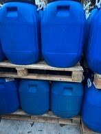 Blauwe kunststof tonnen met handvat, Minder dan 75 liter, Ophalen, Gebruikt, Kunststof