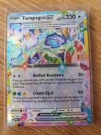 Terapagos EX Rainbow Holo 092/131 Prismatic Evolutions, Ophalen of Verzenden, Nieuw, Losse kaart