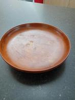Mooie houten schaal, Huis en Inrichting, Ophalen, Schaal, Rond, Zo goed als nieuw
