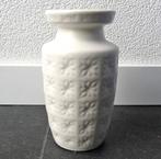 Scheurich 261-18 Prisma vintage vaas mat wit West-Germany, Gebruikt, Wit, Aardewerk of Porselein, Ophalen of Verzenden