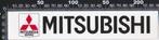 Sticker: Mitsubishi Motors (3), Verzamelen, Ophalen of Verzenden, Zo goed als nieuw, Auto of Motor