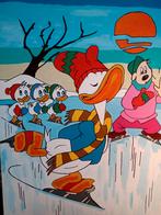 Schilderijen van oa. Donald Duck, Mickey Mouse, Sneeuwwitje, Antiek en Kunst, Ophalen of Verzenden