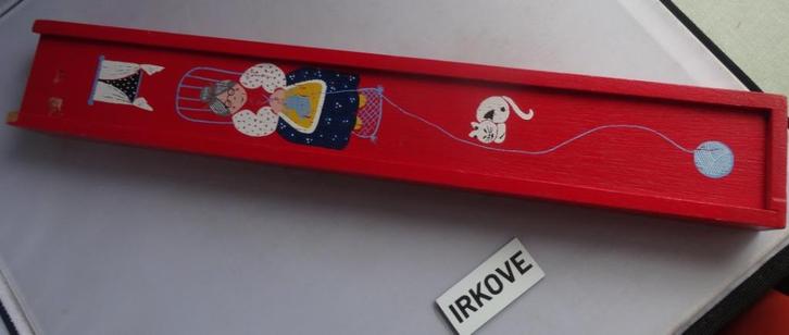 BREIPENNEN HOUDER * Houten Doos *, Hobby en Vrije tijd, Breien en Haken, Zo goed als nieuw, Haken, Overige typen, Verzenden