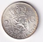 2 1/2 Gulden 1966 Prachtig met Patina Uniek, Postzegels en Munten, Munten | Nederland, 1 gulden, Koningin Juliana, Verzenden, Zilver