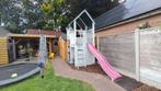 Jungle Gym speelhuis DOUGLAS hout! Glijbaan Balkon, Ophalen, Zo goed als nieuw, Glijbaan