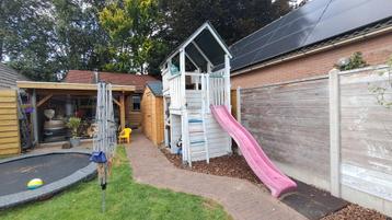 Jungle Gym speelhuis DOUGLAS hout! Glijbaan Balkon  beschikbaar voor biedingen