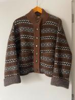 Sézane Thais Vest - Maat M, Kleding | Dames, Ophalen of Verzenden, Zo goed als nieuw, Maat 38/40 (M), Bruin