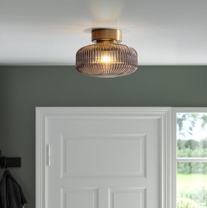 IKEA SOLKLINT Plafondlamp - Nieuw in doos!, Huis en Inrichting, Lampen | Plafondlampen, Nieuw, Glas, Ophalen of Verzenden