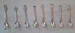 8 verzilverde theelepels - verschillende plaatsen Nederland, Antiek en Kunst, Antiek | Bestek, Ophalen of Verzenden