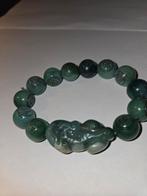 oude mannen lucky charms armband, Verzenden, Zo goed als nieuw, Groen, Kunststof of Plastic