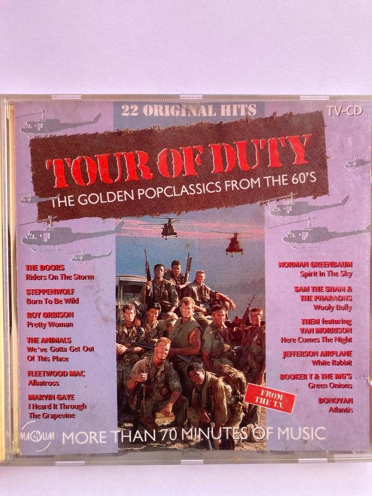 Tour of Duty - Golden Popclassics 60's CD, Cd's en Dvd's, Cd's | Pop, Gebruikt, 1960 tot 1980, Ophalen of Verzenden