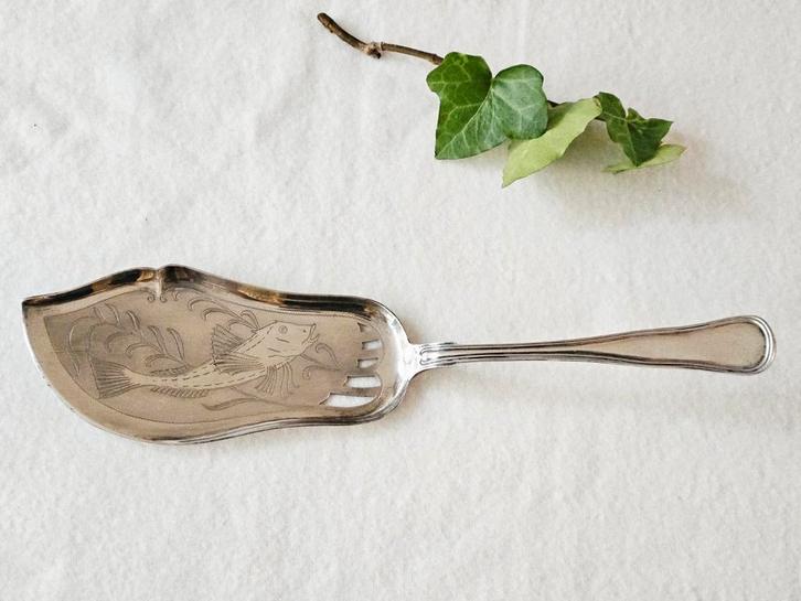 Verzilverde visschep Gero rondfilet?, Antiek en Kunst, Antiek | Goud en Zilver, Ophalen of Verzenden