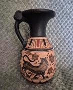 Grieks aardewerk vaasje, Overige kleuren, Aardewerk of Porselein, Ophalen of Verzenden, Zo goed als nieuw