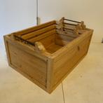 Grenen Opberg kisten - set van 3 stuks - Bij TTM Wonen, Minder dan 50 cm, TTM Wonen, 50 tot 100 cm, Metaal