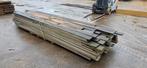 Gebruikte hardhouten vlonderplanken - 60 m2, Gebruikt, Onbekend, Ophalen of Verzenden, Onbekend