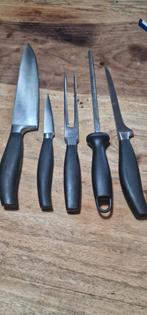 Zwilling profesionele messenset, Ophalen of Verzenden, Gebruikt, Rvs of Chroom, Bestekset