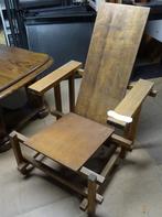 Gerrit Rietveld fauteuil / stoel, Huis en Inrichting, Stoelen, Gebruikt, Kunst, Eén, Hout