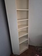 Witte hoekkast met planken Billy Ikea, Huis en Inrichting, Ophalen, Met plank(en), Gebruikt, Minder dan 25 cm