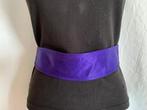 paarse stoffen riem, Kleding | Dames, Riemen en Ceinturen, Overige kleuren, 5 cm of meer, Minder dan 80 cm, .