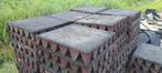 9m2 Rubberen tegels 50x50x8, Tuin en Terras, Tegels en Klinkers, Ophalen of Verzenden, Gebruikt, Rubber, Overige typen