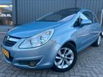 Opel Corsa 1.2 16V 3D 2007  Panoramadak/Stuur+Stoel Verwrmng, Auto's, Voorwielaandrijving, Stof, 4 cilinders, Blauw