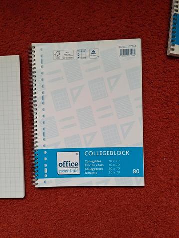 3 ringband a4 schriften 1x lijntjes 2x blokjes NIEUW NIEUW  beschikbaar voor biedingen