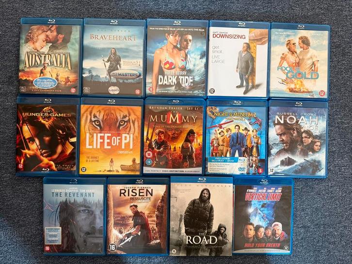 Avontuur Collectie Blu Ray - lees omschrijving, Cd's en Dvd's, Blu-ray, Zo goed als nieuw, Avontuur, Ophalen of Verzenden