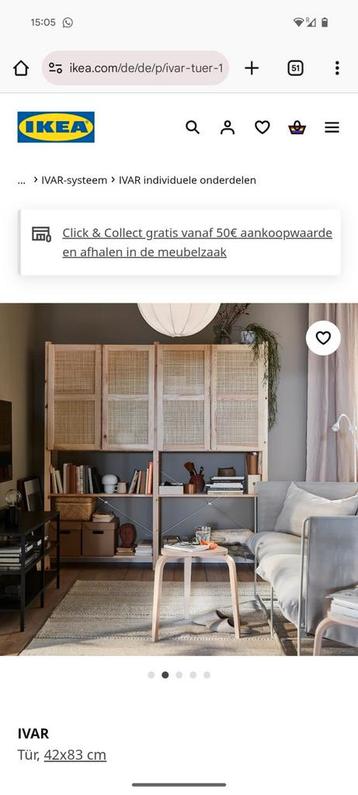 Ivar ikea kastdeurtjes (2) - afbeelding 2