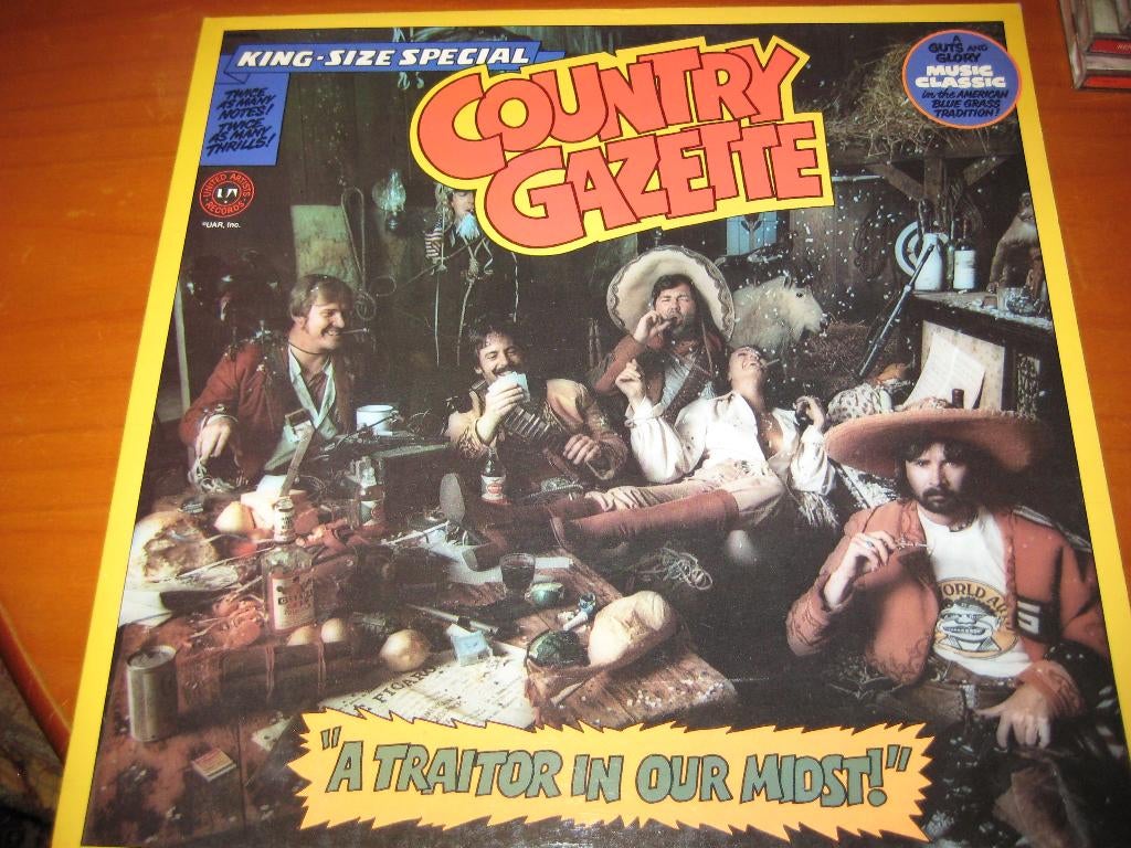 LP, Country Gazette: A traitor in our midst, Cd's en Dvd's, Ophalen of Verzenden, Zo goed als nieuw, 12 inch