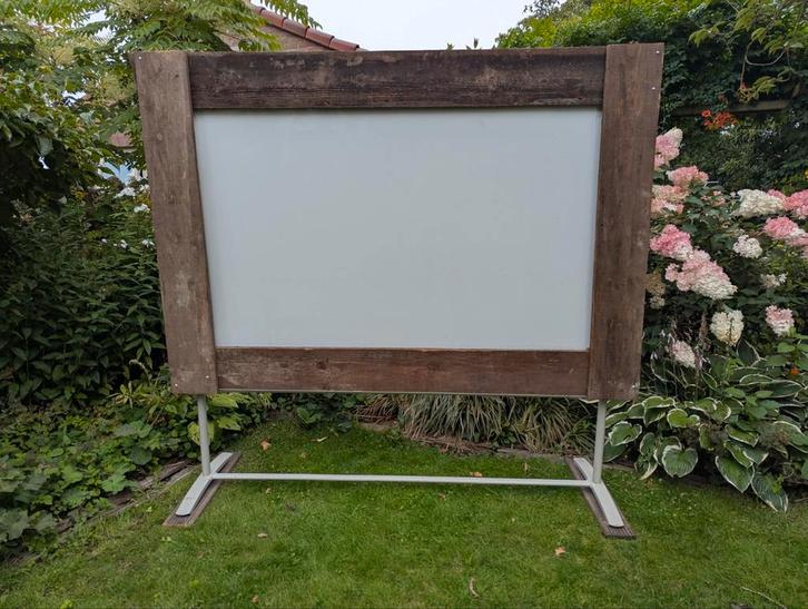 Beamer scherm / whiteboard - bruiloft decoratie, Audio, Tv en Foto, Projectieschermen, Refurbished, Handmatig, Ophalen of Verzenden