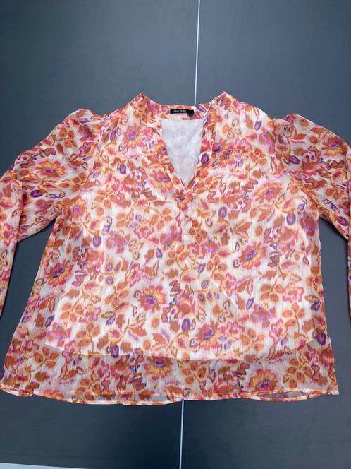 Marc Aurel bloesje, Kleding | Dames, Blouses en Tunieken, Zo goed als nieuw, Maat 38/40 (M), Roze, Ophalen of Verzenden