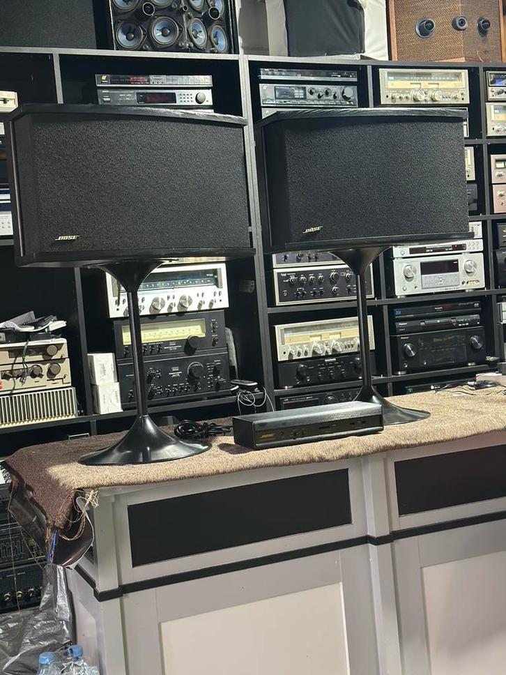 Bose 901 Series VI , Zwart, Met Equalizer en Trompetvoeten, Audio, Tv en Foto, Luidsprekers, Zo goed als nieuw, Front, Rear of Stereo speakers