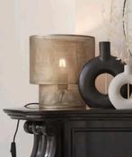 Industriële tafellamp lamp schemerlamp messing Elles Karwei, Gebruikt, Ophalen of Verzenden, Minder dan 100 cm, Metaal